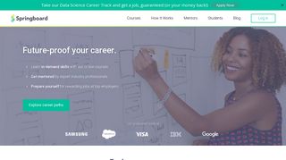 Springboard: Online Courses to Future Proof Your Career