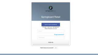 Springboard Retail - Login - Perkville