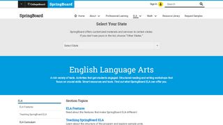 English Language Arts – SpringBoard – The College Board