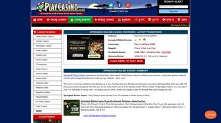 Springbok Casino - Recommended | R300 Free No Deposit Bonus