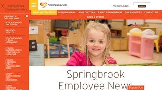 Springbrook :: Springbrook Employee News