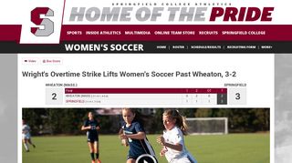 Wright's Overtime Strike Lifts Women's Soccer Past Wheaton, 3-2 ...
