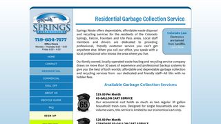 Springs Waste Systems: Residential