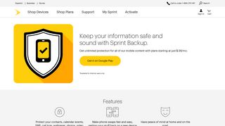 Sprint Backup