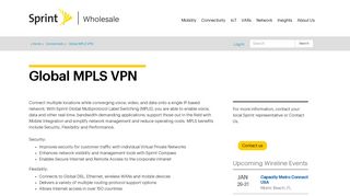 Global MPLS VPN - Sprint Wholesale Solutions