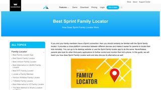Best Sprint Family Locator - FamiSafe - Wondershare
