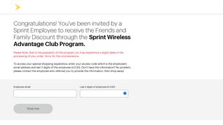 Sprint Wireless Advantage Club