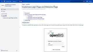 Customize Login Page and Welcome Page - openBIS Documentation ...