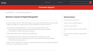 How do I connect to Sprint Passpoint? - Boingo Wireless, Inc