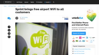 Sprint brings free airport WiFi to all customers | WhistleOut