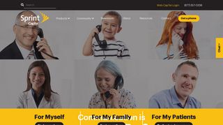 Sprint CapTel | No-Cost Captioned Phone Solutions | Sprint Captel
