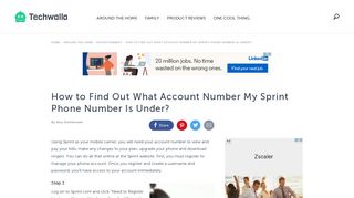 How to Find Out What Account Number My Sprint Phone Number Is ...