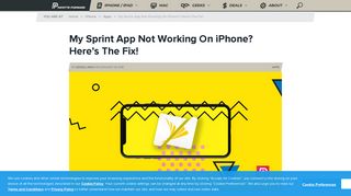 My Sprint App Not Working On iPhone? Here's The Fix!