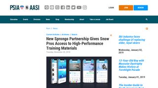 New Sprongo Partnership Gives Snow Pros Access to High ...