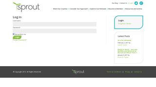 Login - Sprout