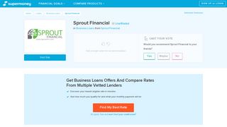 Sprout Financial Reviews - Business Loans - SuperMoney