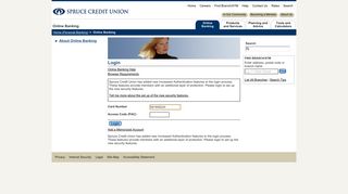 Spruce Credit Union - Online Banking