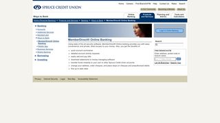 Spruce Credit Union - MemberDirect® Online Banking