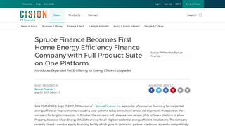Spruce Finance Becomes First Home Energy Efficiency Finance ...