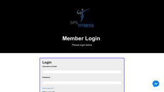 membership login - SPS Fitness