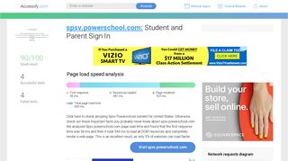 Access spsv.powerschool.com. Student and Parent Sign In