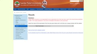 Students Corner - Sardar Patel University