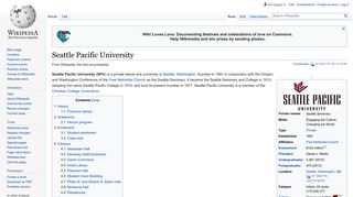 Seattle Pacific University - Wikipedia
