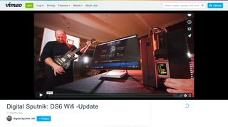 Digital Sputnik: DS6 Wifi -Update on Vimeo