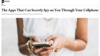 The Apps That Can Secretly Spy on You Through Your Cellphone ...