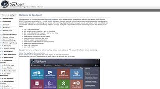 SpyAgent Help Documentation - Spytech Spy Software