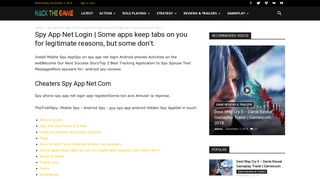 Spy App Net Login | Some apps keep tabs on you for legitimate ...