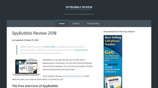 SpyBubble Review 2018