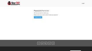 Password Reminder - SpyOFF