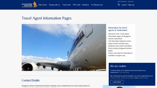 Travel Trade Information Pages | Singapore Airlines Switzerland