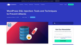Tips to Protect Your Website from WordPress SQL Injection - Cloudways