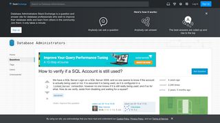sql server - How to verify if a SQL Account is still used ...