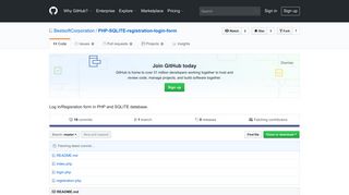GitHub - BestsoftCorporation/PHP-SQLITE-registration-login-form: Log ...