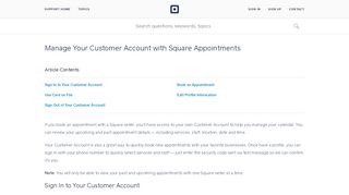 Manage Your Customer Account with Square Appointments | Square ...