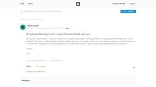 Employee Management - Guest Point of Sale Access - The Seller ...