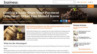 Should You Get a Loan from Your Payment Processor? - Business.com