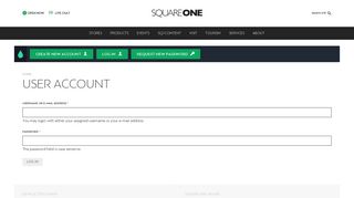 User account | Square One Shopping Centre