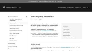Squarespace 5 overview – Squarespace5