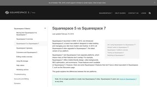 Squarespace 5 vs Squarespace 7 – Squarespace5