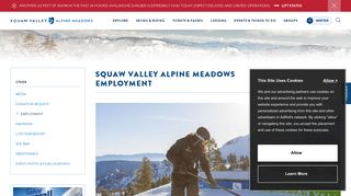 Tahoe Ski Jobs | Employment at Squaw Valley Alpine Meadows