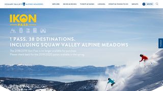 Introducing the IKON Pass | Squaw Alpine - Squaw Valley Alpine ...