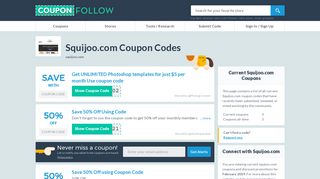 Squijoo.com Coupon Codes 2019 (50% discount) - January Squijoo ...