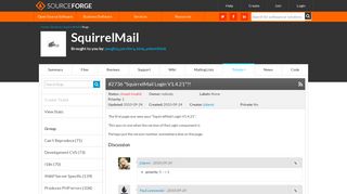SquirrelMail / Bugs / #2736 