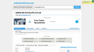 sr-payslips.co.uk at Website Informer. Visit Sr Payslips.