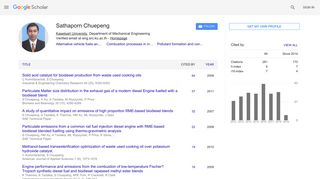 Sathaporn Chuepeng - Google Scholar Citations