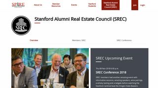 Stanford Alumni Real Estate Council (SREC) | SPIRE